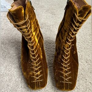 SAM EDELMAN velour boots